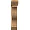 Ekena Millwork Funston Slat Rough Sawn Bracket w/ Offset Brace, Western Red Cedar, 8"W x 34"D x 38"H BKT0806X34X38FST06RWR - alternate 2